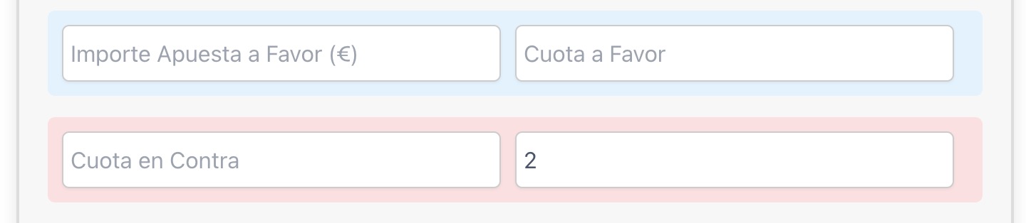 calculadora matched betting eligir cuotas y comisiones