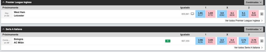 apuesta marzo 2025 trading y matched betting