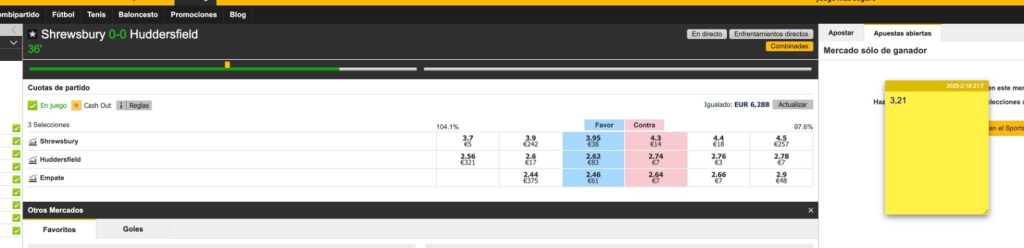 apuestas deportivas y trading