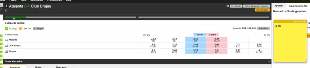 traiding en apuestas deportivas